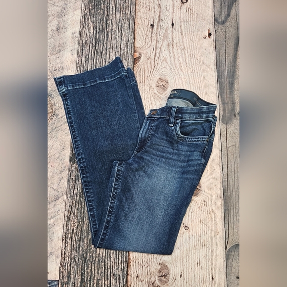 Wrangler Willow Ultimate Riding Jean Blue Denim Mid-rise Size 31x32 - Picture 3 of 7